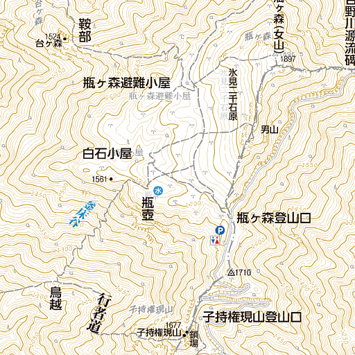 子持権現山 こもちごんげんやま 標高1 677ｍ 中国 四国 Yamakei Online 山と溪谷社