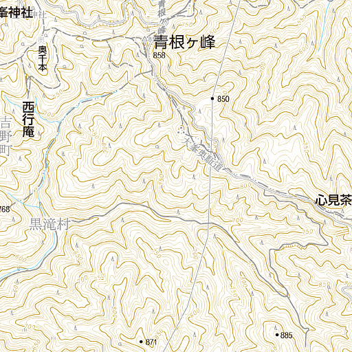 吉野山 よしのやま あおねがみね 858ｍ ヤマケイオンライン