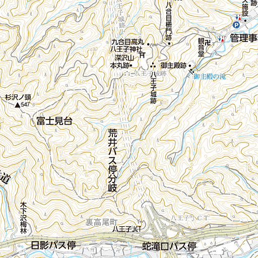 八王子霊園前 景信山 堂所山 深沢山の登山口情報 Yamakei Online 山と溪谷社