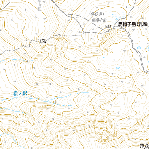 烏帽子岳 (えぼしだけ) - 乳頭山（にゅうとうざん）：1,478m