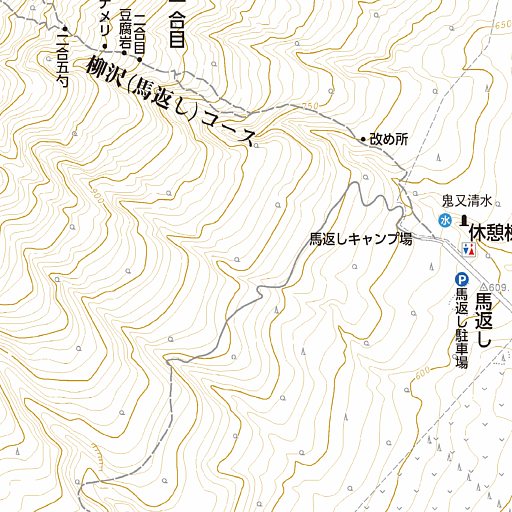 馬返し